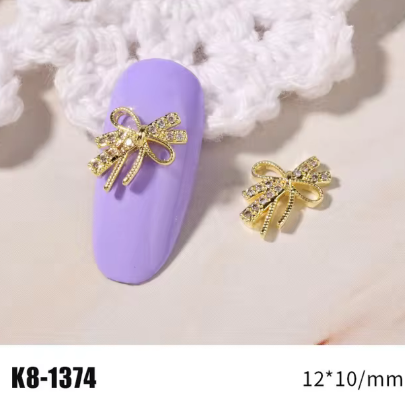 Bijoux fantaisie 3D pour ongles | Style Papillon | Vendu à l'unité