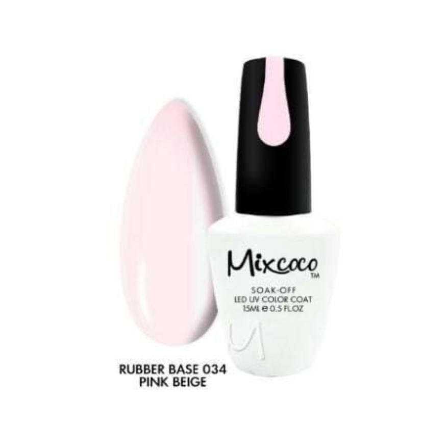 Mixcoco French Rubber Base Semi-Permanente 15ml