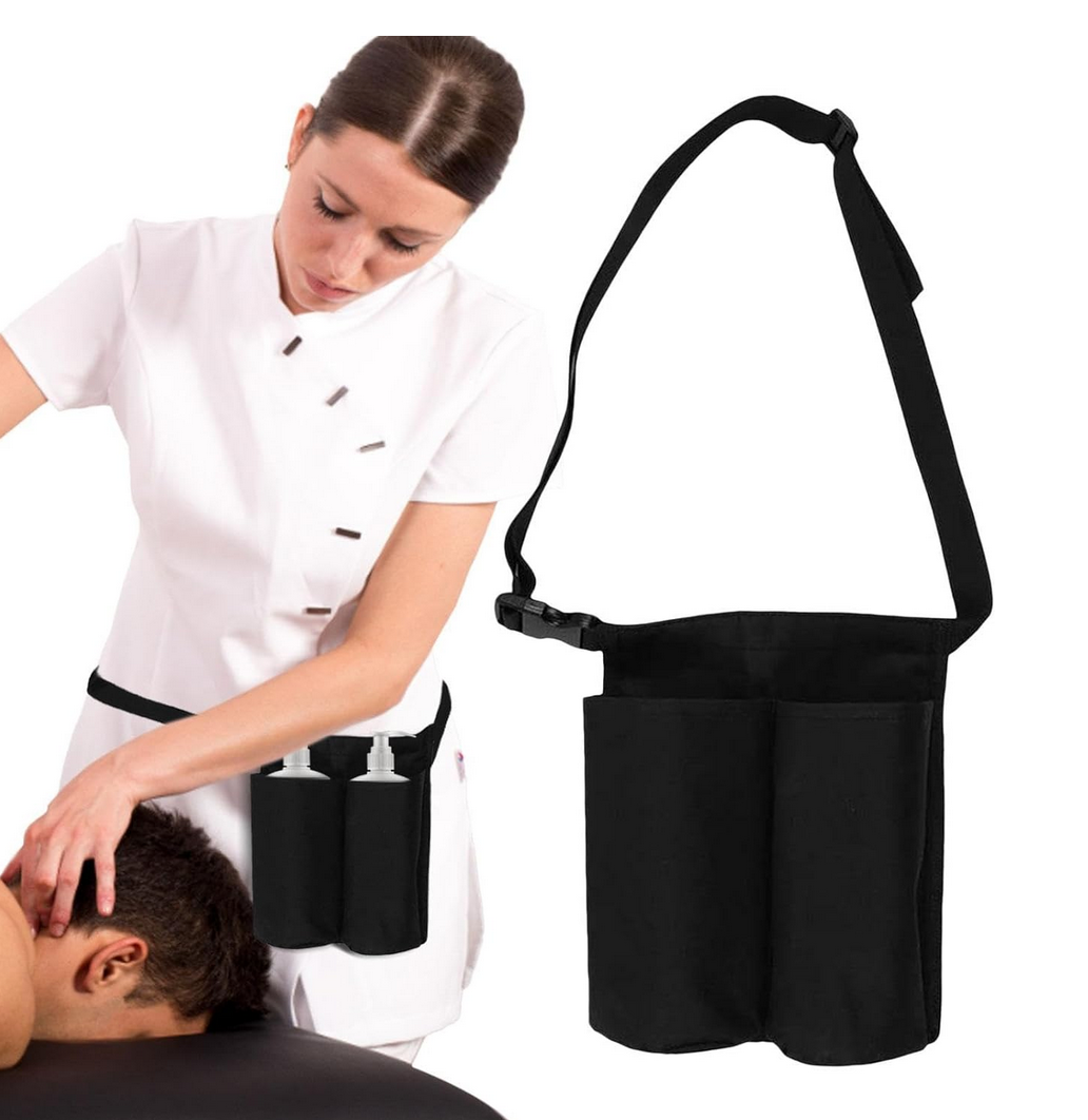 Étui de massage | Étui pour ceinture d'huile de massage à 2 poches