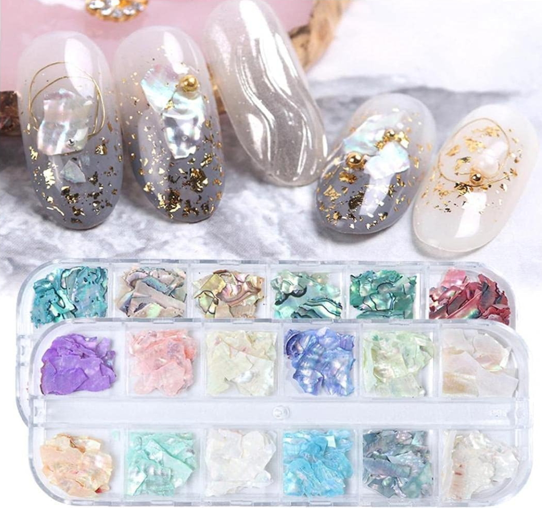 Décoration de bijoux en coquillage pour Nail Art