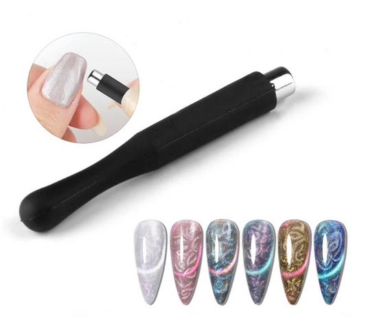 Bâton Magnétique en Silicone pour Nail Art