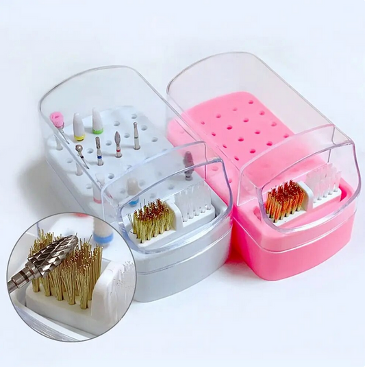 Nail Drill Bit Storage Box