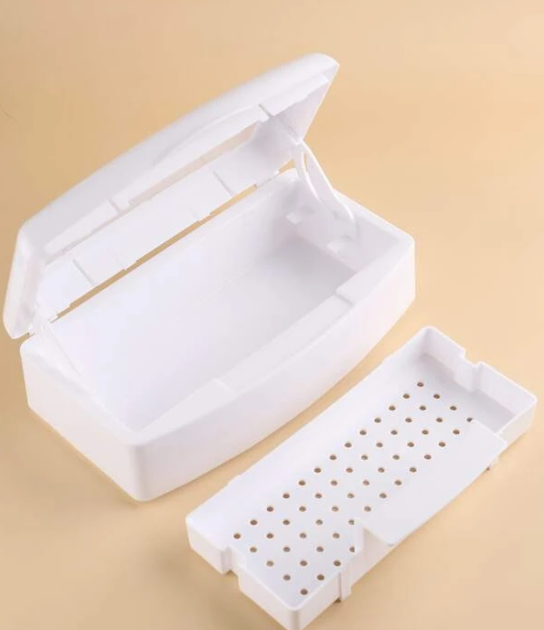 White Nail Tool Sterilizer Box