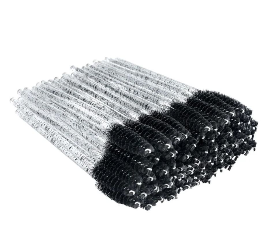 Brosse de Mascara Cils Jetable - Cristal (50pièces)