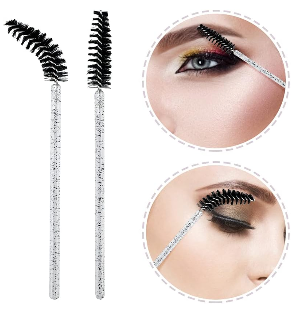 Brosse de Mascara Cils Jetable - Cristal (50pièces)