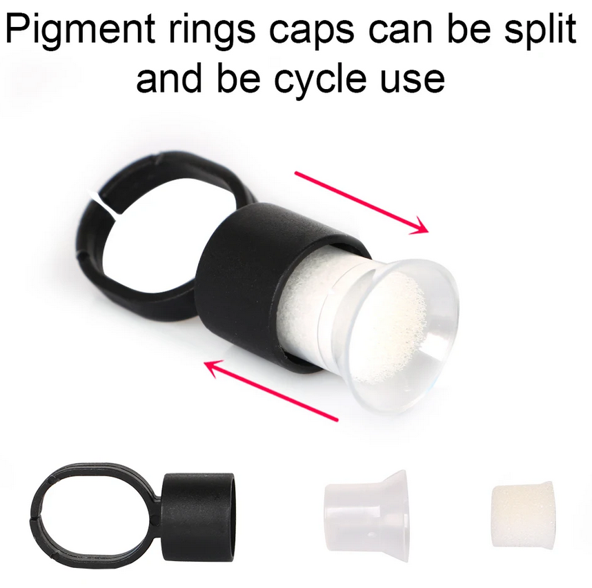 Semi-Permanent Pigment Caps (100pcs)