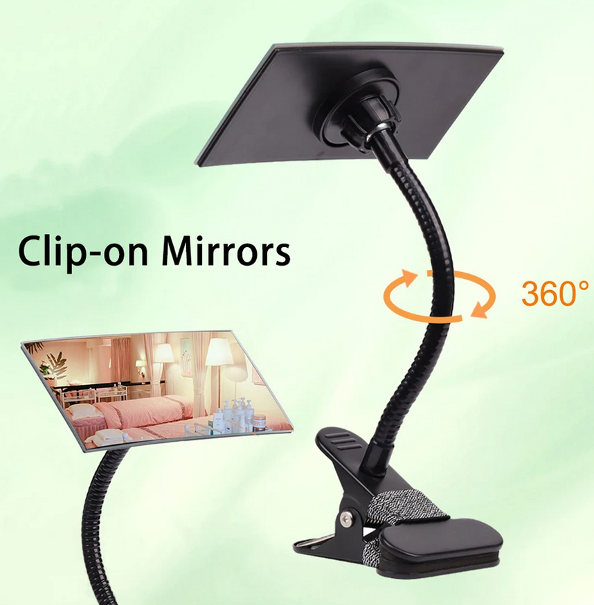 Clip-On Mirror Black 360° for Eyelash