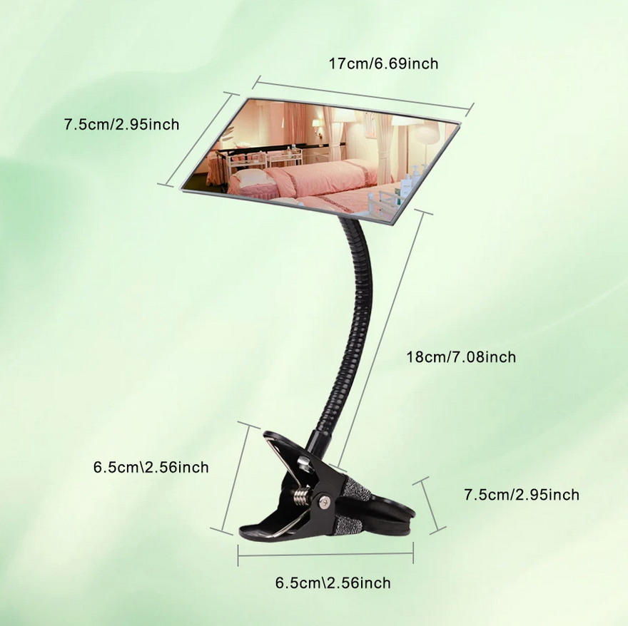 Clip-On Mirror Black 360° for Eyelash