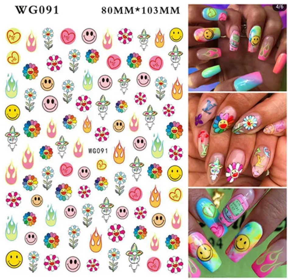 Nail Stickers WG091