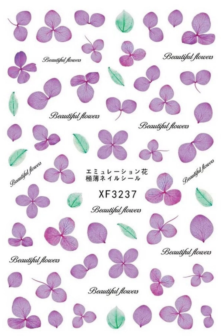 Nail Stickers | Flower | XF3237