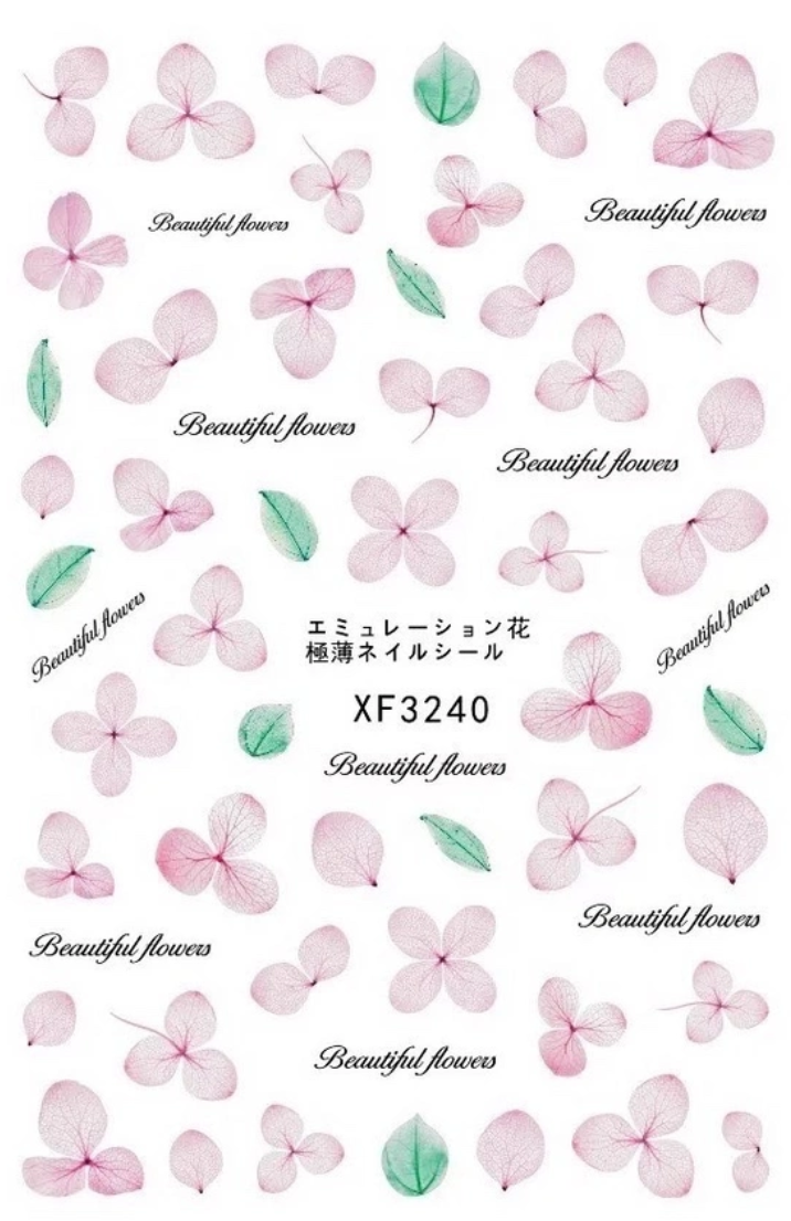 Nail Stickers | Flower | XF3240