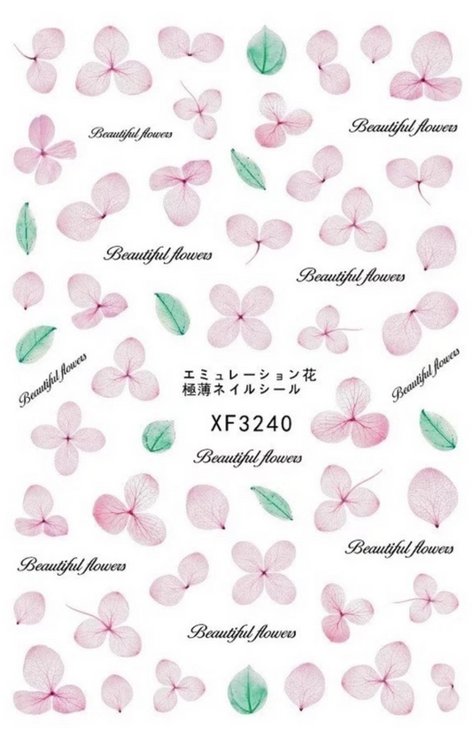 Nail Stickers | Flower | XF3240