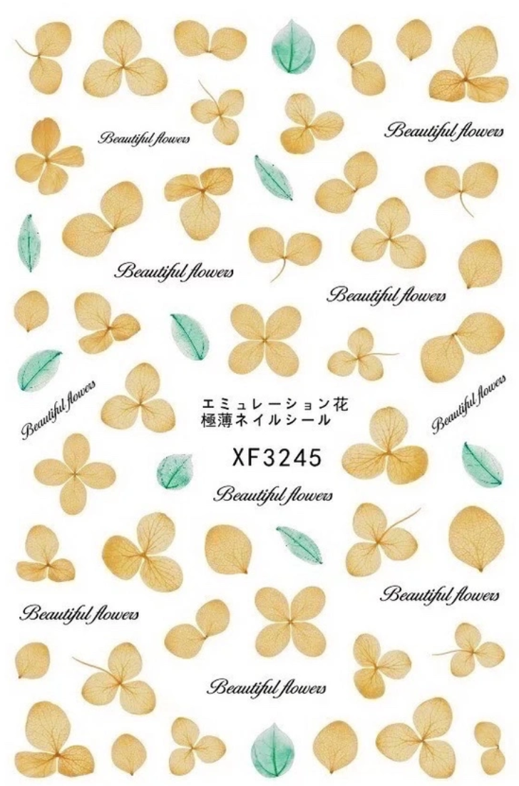 Nail Stickers | Flower | XF3245