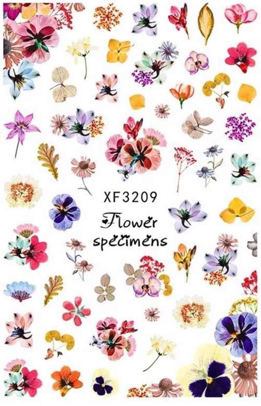 Autocollants pour ongles | Fleur | XF3238