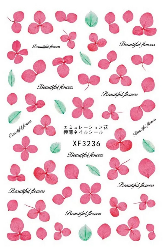 Nail Stickers | Flower | XF3236