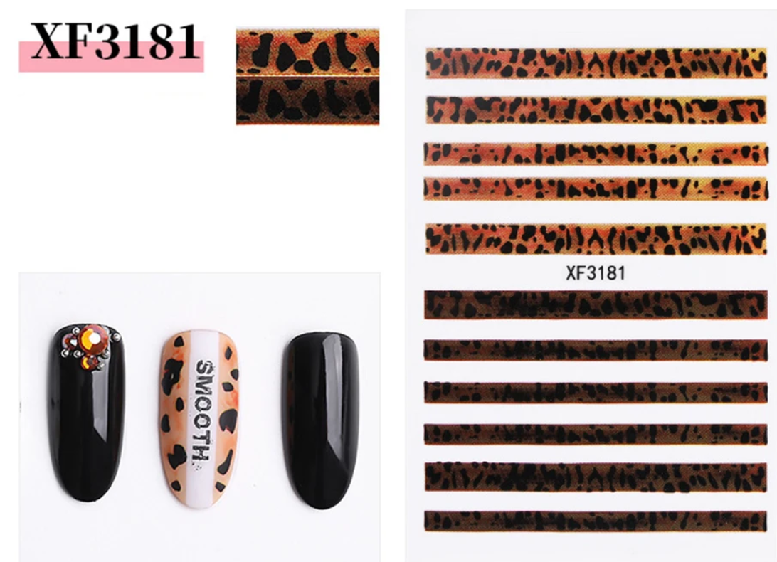 Nail Stickers | Leopard | XF3181