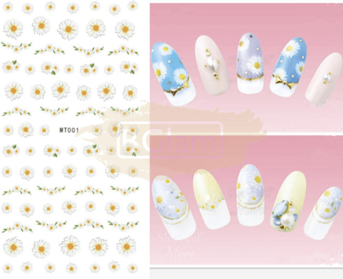 Nail Stickers - MT Flower Collection MT001