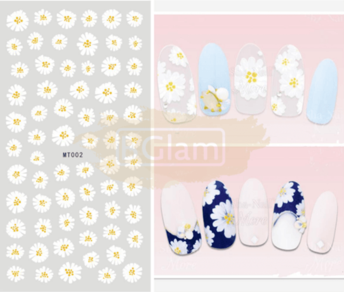 Nail Stickers - MT Flower Collection MT002