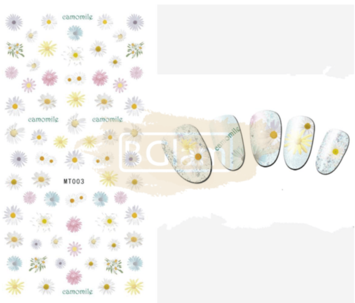 Nail Stickers - MT Flower Collection MT003