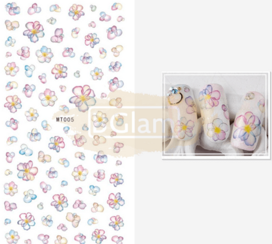 Nail Stickers - MT Flower Collection MT005