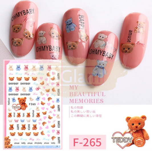 Fashion Nail Stickers - F265