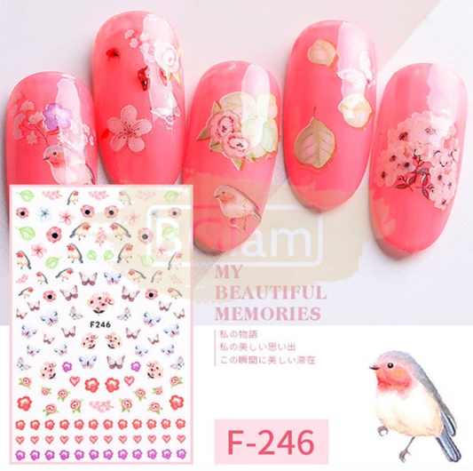Fashion Nail Stickers - F246
