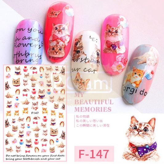 Fashion Nail Stickers - F147