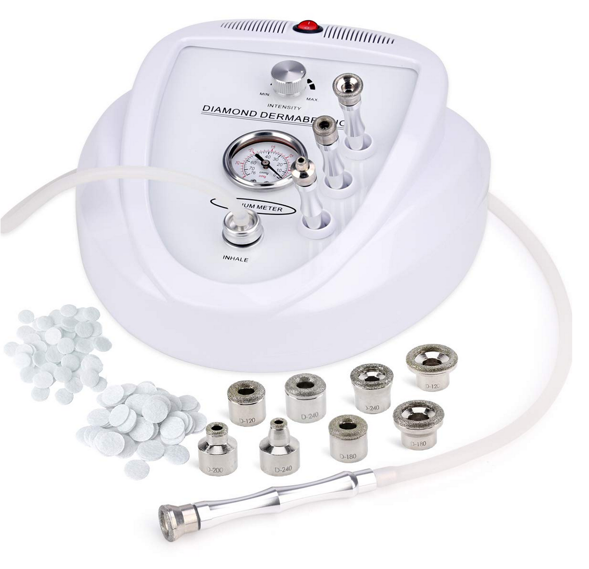 Machine de Microdermabrasion TopDirect - Stimule le Collagène & Exfoliation Profonde pour Usage Domestique - 65-68cmHg