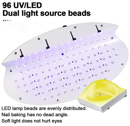 White Nail lamp UV LED 256W