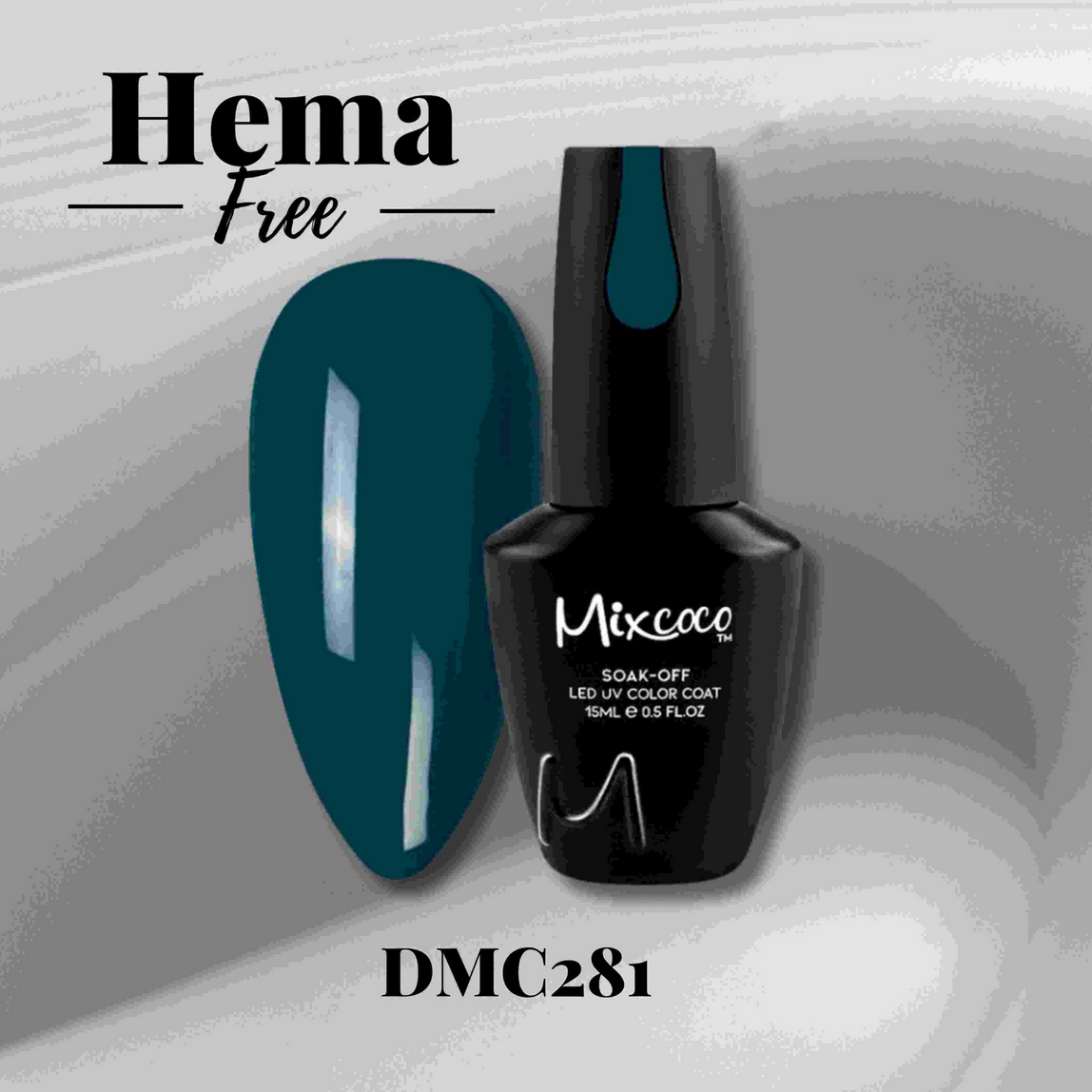 Mixcoco Soak-Off Gel Polish 15ml | DMC 281