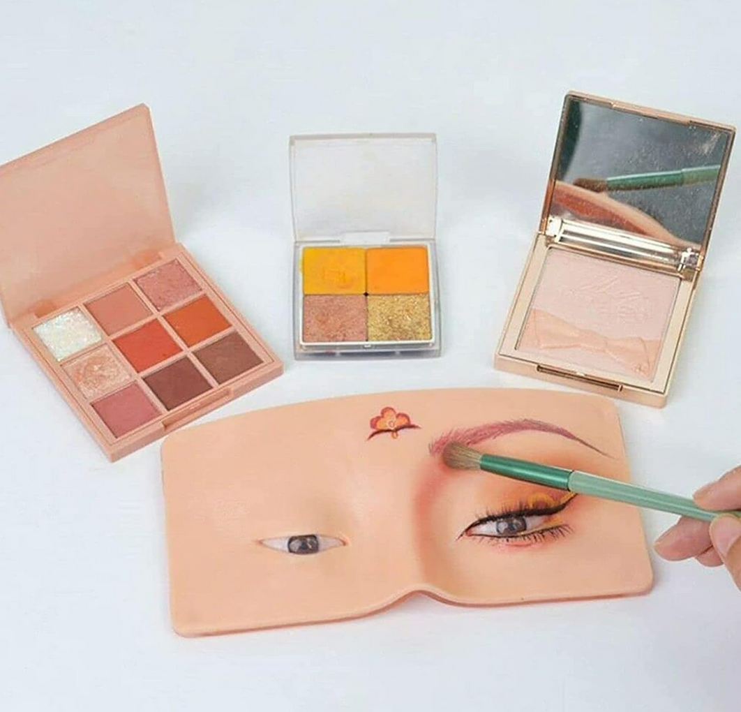 3D Silicon Eyelash and Makeup Practice Board