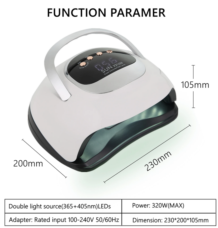 SUN X21 Lampe à ongles UV LED | 72 LED | 320W