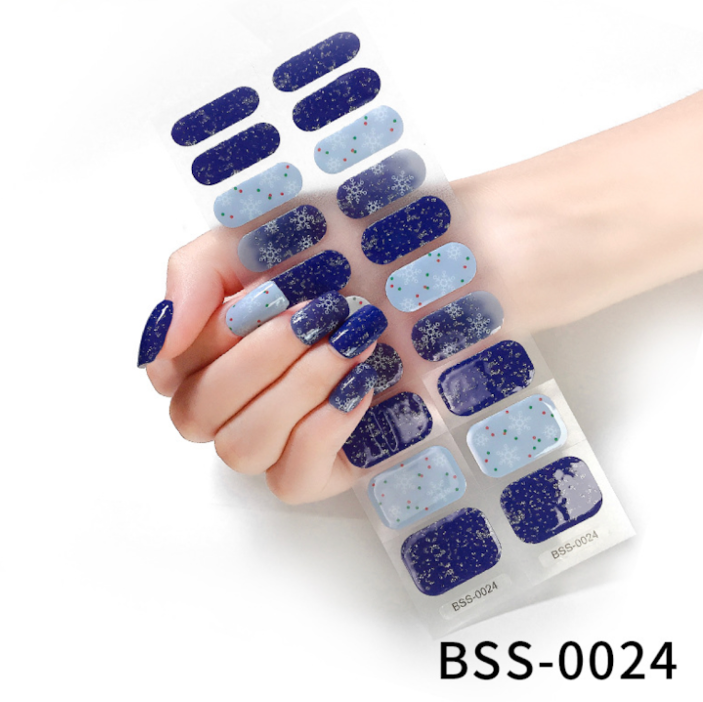 20 PCS Semi-Cured Gel Nail Wraps | BSS 0024