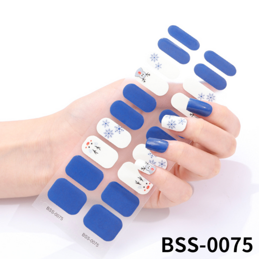 20 PCS Semi-Cured Gel Nail Wraps | BSS 0075