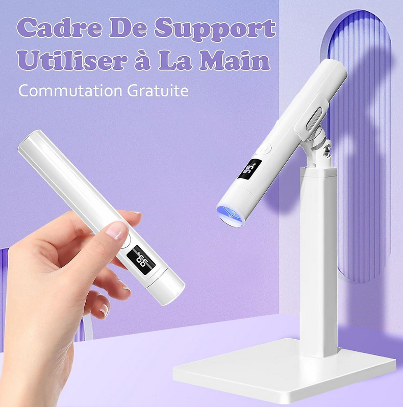 Professional UV LED Nail Lamp with Foldable Stand