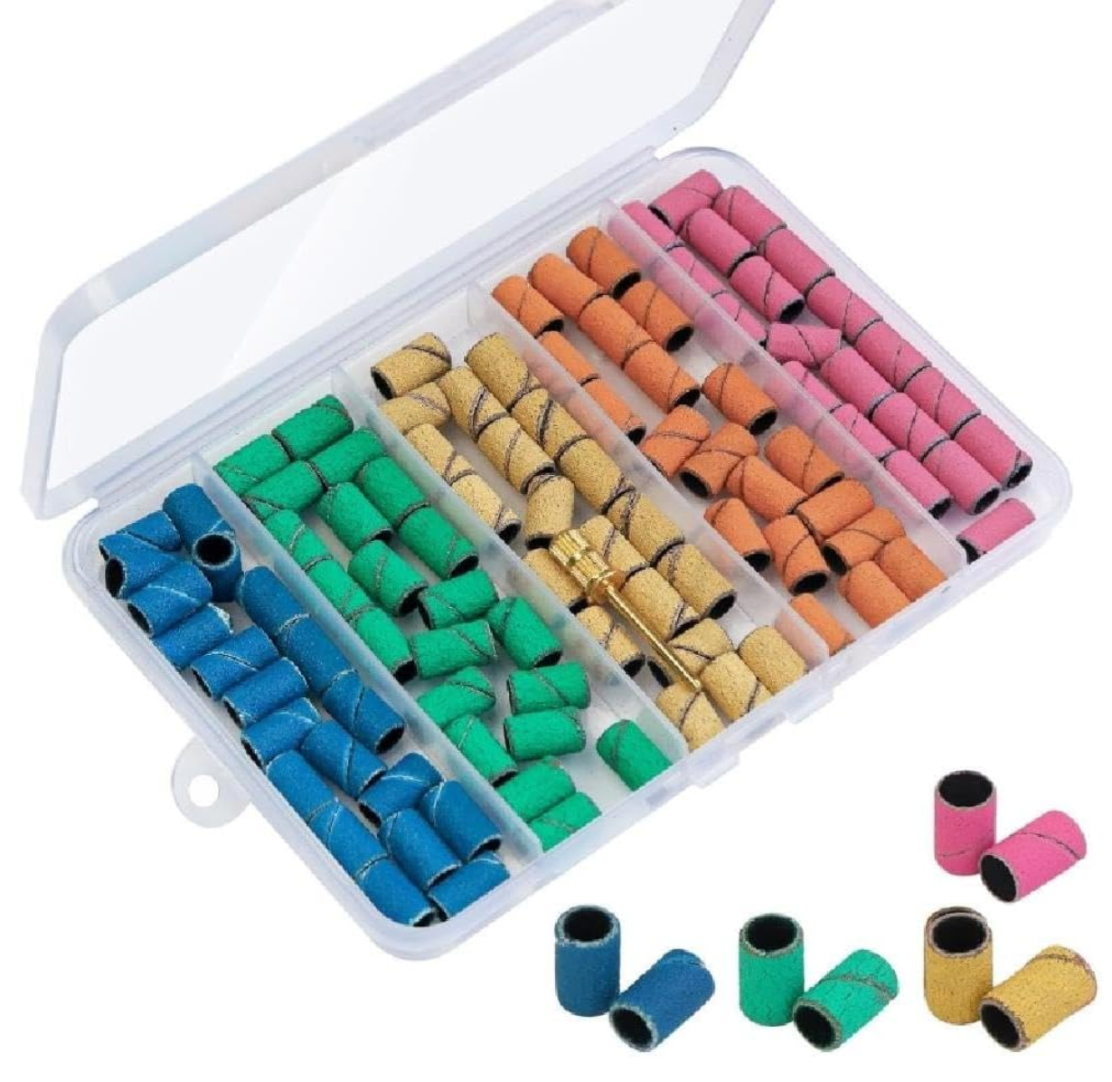 Nail Sanding Band Set | Multicolor 308 (100 pcs)