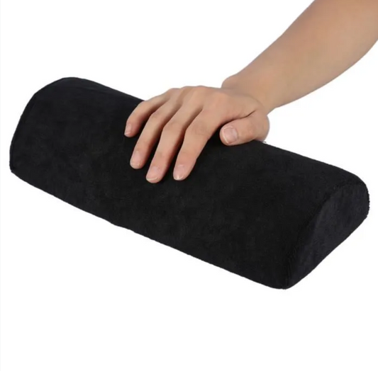 Coussin Demi-Lune 43*20*10 cm pour Manucure| Noir