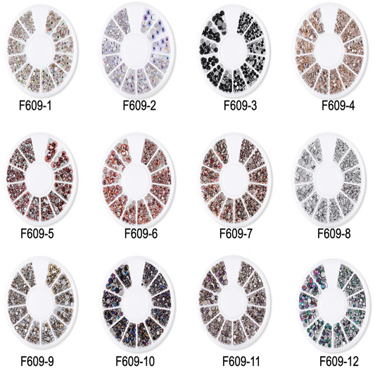 Strass Nail Art F609 | Disponible en 22 variantes