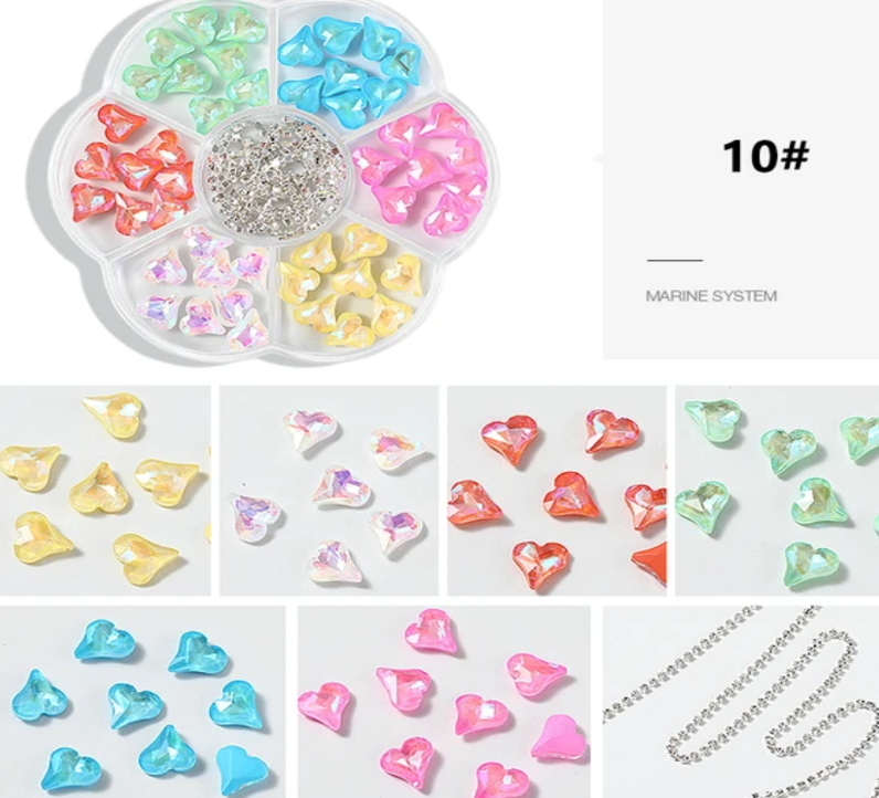 Mixed 3D Charm Nail Art Decoration Accessories, 10#