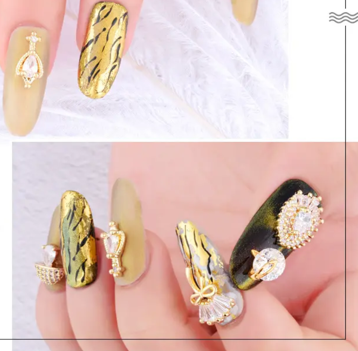 3D Nail Fashion Jewelry | K8-621 to K8-632 | Sold by the piece