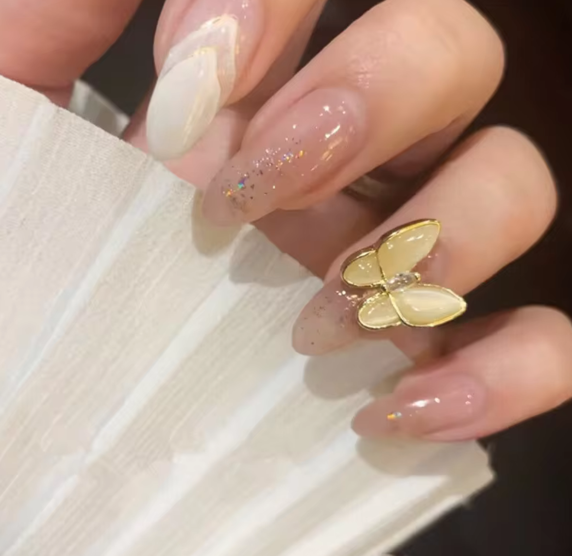 Bijoux fantaisie 3D pour ongles | Style Papillon | Vendu à l'unité