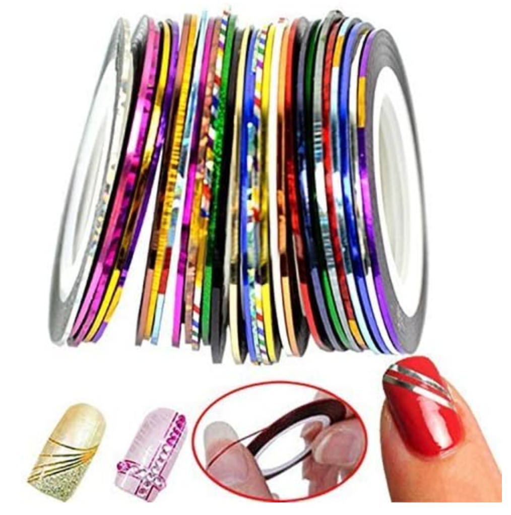 Nail Striping Tape Line 1MM Set (30 paquets)