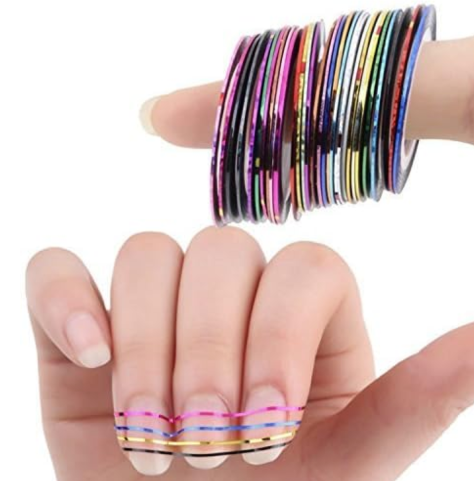 Nail Striping Tape Line 1MM Set (30 paquets)