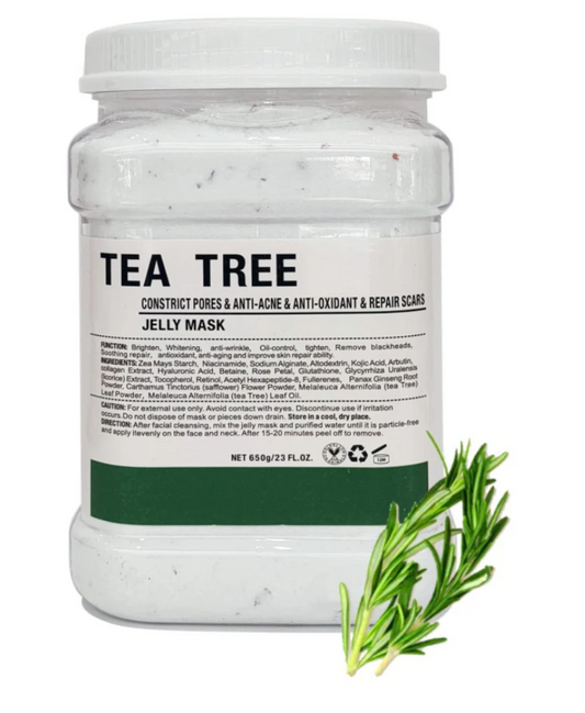 Masque Gelée Visage 650g | Tea Tree | Anti-Acné & Anti-Oxydant