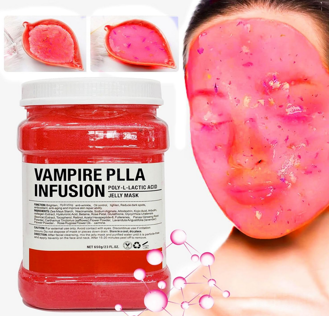 Masque Gelée Visage 650g | Infusion Vampire PLLA | Anti-âge & Éclaircissant