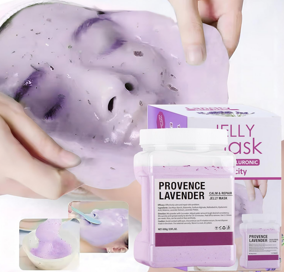 Masque Gelée Visage 650g | Lavande de Provence | Apaisant & Réparateur