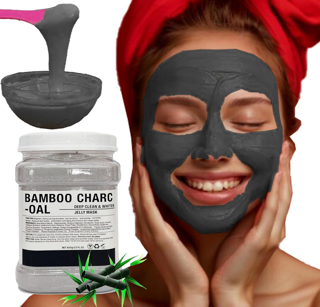 Hydro Jelly Mask 650g | Bamboo Charcoal | Deep Clean & Whitening