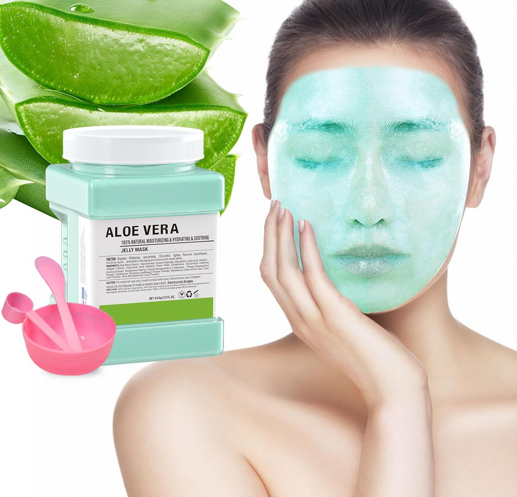 Masque Hydro Jelly 650g | Aloe Vera | Hydratant & Apaisant & 100% Naturel