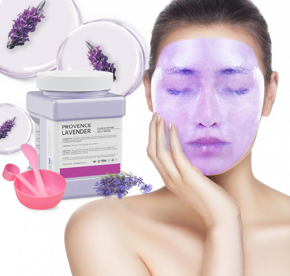 Masque Gelée Visage 650g | Lavande de Provence | Apaisant & Réparateur