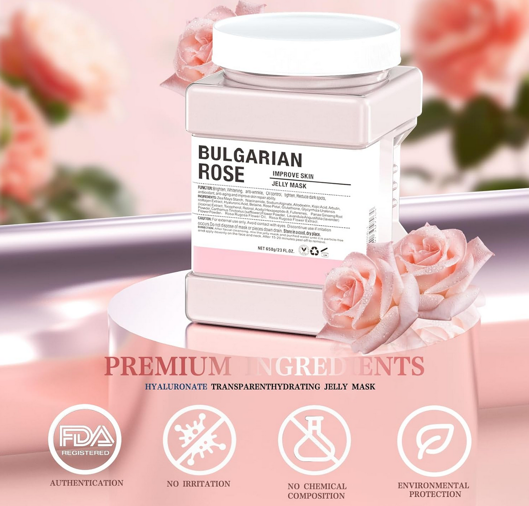 Hydro Jelly Mask 650g | Bulgarian Rose | Whitening & Improve Skin